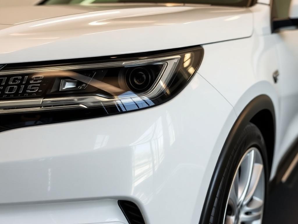 White SUV after detailing